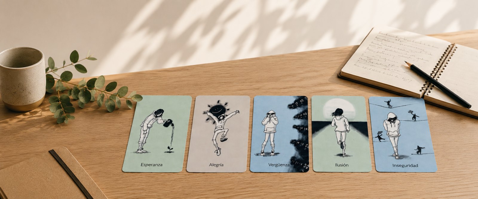 Cartas para la Expresión Emocional de Batega Creacions