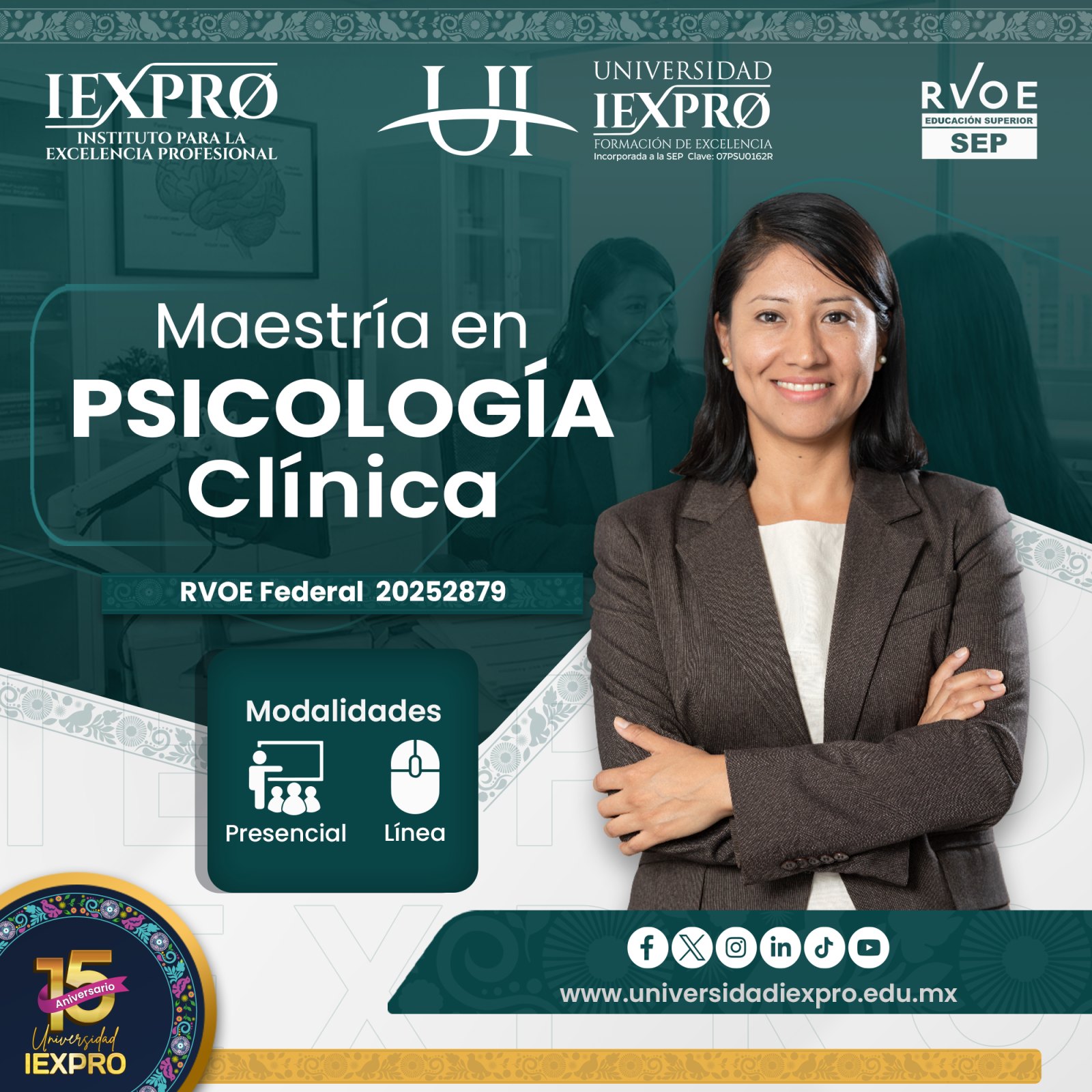 Maestría en Psicología Clínica de IEXPRO